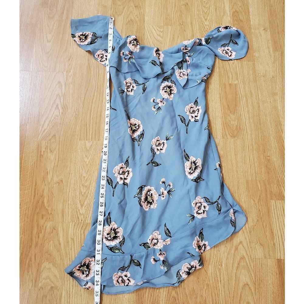 Mimi Chica Asymmetrical Ruffle Dress Size XS - Picture 8 of 12